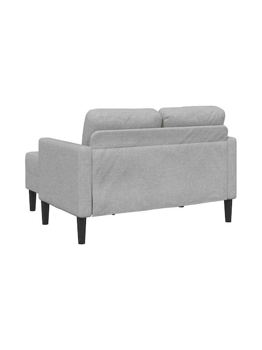 Γωνιακός Καναπές Γκρι 125x118x85εκ.