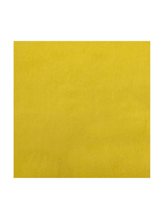 Canapea Colțar Catifea Galbenă 125x118x85cm