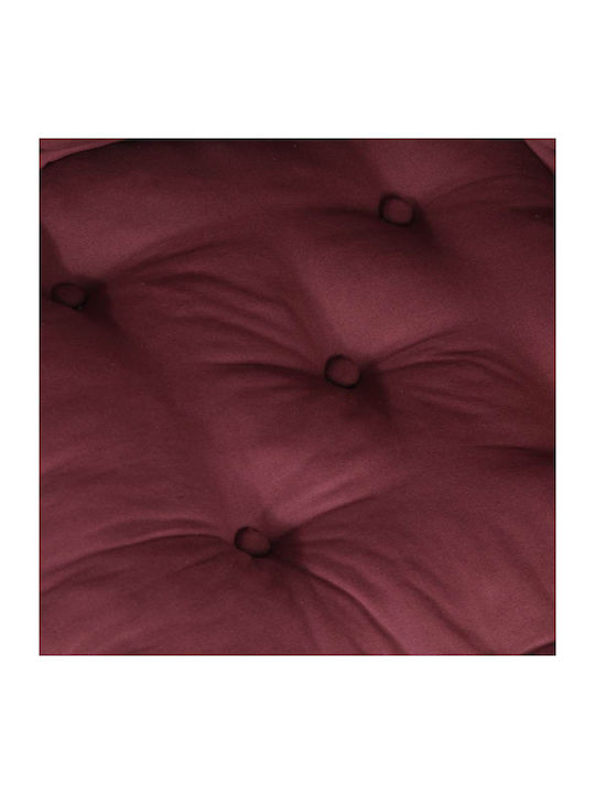 Bean Bag Bolster Poof Red 70x70x54cm