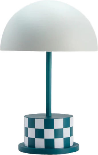 Lampă LED portabilă Riviera Printworks Pw00593 Turcoaz Albă