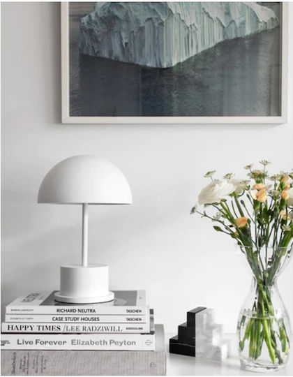 Portable Led Lamp Riviera Printworks Pw00591 White