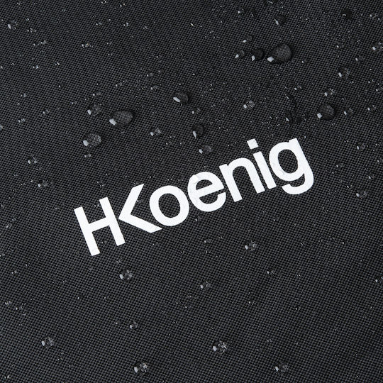 HKoenig Grillabdeckung Schwarz