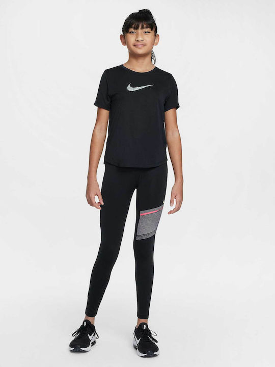 Παιδικό Κολάν Αθλητικό Μακρύ Dri-Fit Black Pro