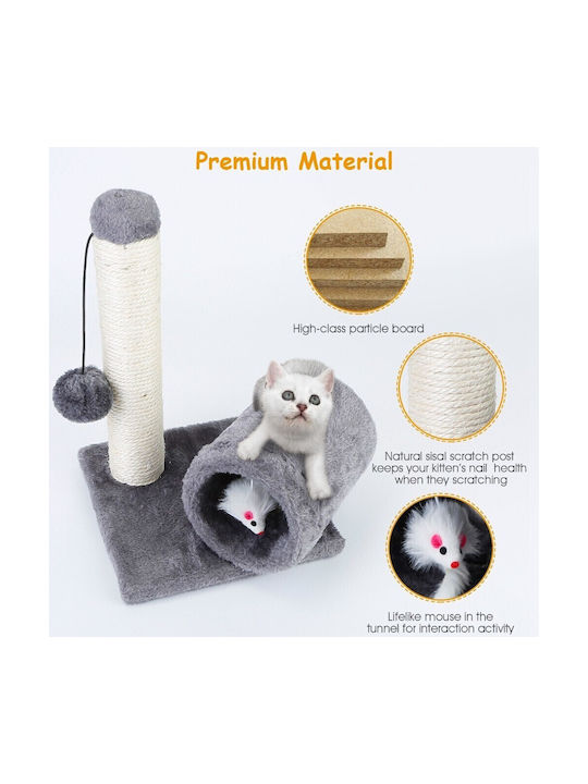eBest Scratching Post Poles Gray 20x20x30cm