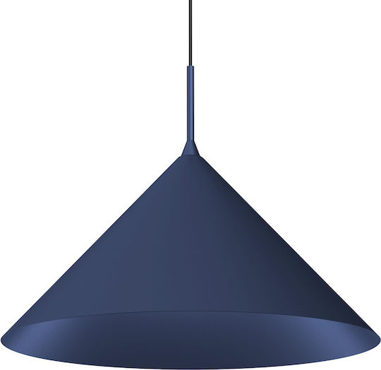 Capital Navy Blue Pendant Lamp Ø46cm 1xgx53