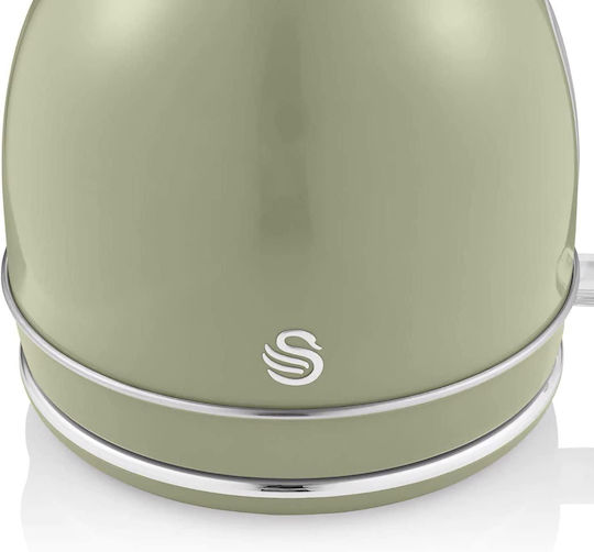 Swan Retro Fierbător 1.8lt 2200W Maro