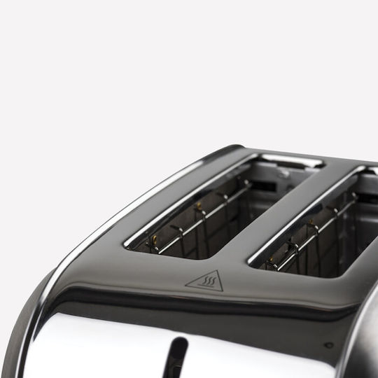 HKoenig Tos7 Toaster 2 Slots 850W Gray