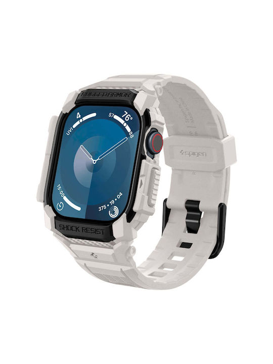 Spigen Rugged Armor ”pro” Apple Watch 10 46 Mm Dune Beige Spigen Rugged Armor ”pro” Apple Watch 10 46 Mm Dune Beige