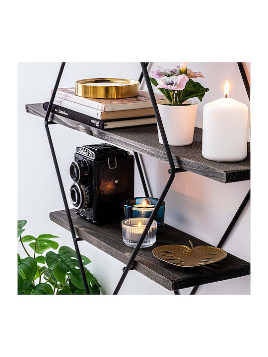 Raft A-g Erysimum Nuc Negru 38x16x42 cm