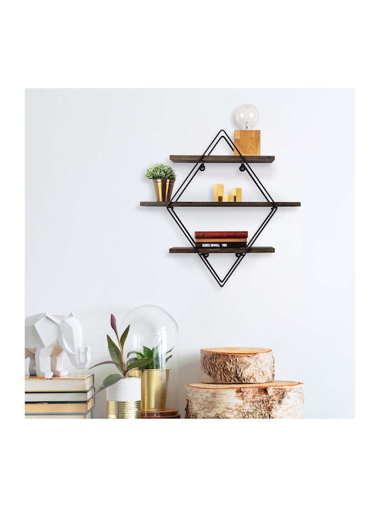 Raft A-g Erysimum Nuc Negru 38x16x42 cm