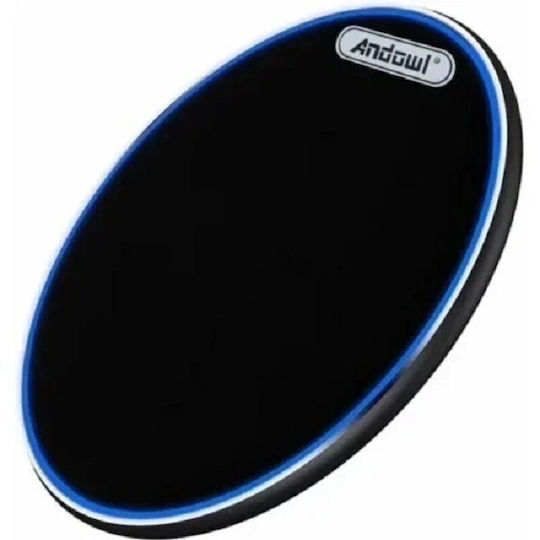 Andowl Încărcător Wireless (Qi Pad) 15W Negruς (Q-PD20)