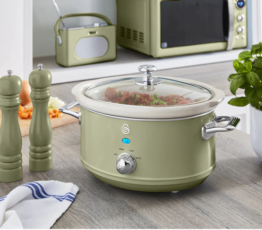 Swan Electrică Cazan 200W cu Capacitate 3.5lt Verde