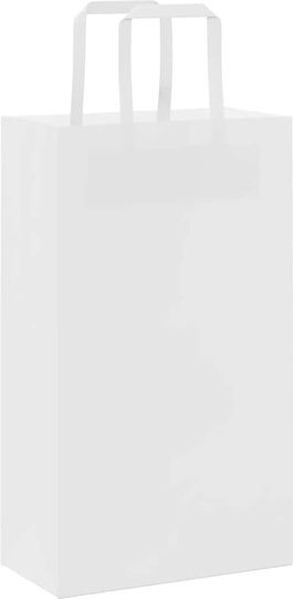 vidaXL Paper Bag for Gift White 21x36x11cm. 250pcs