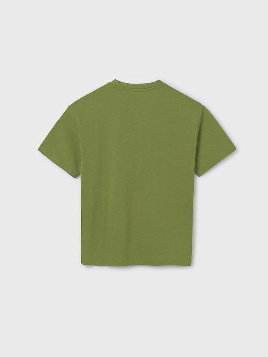 Mayoral Children's Blouse Short Sleeve Green