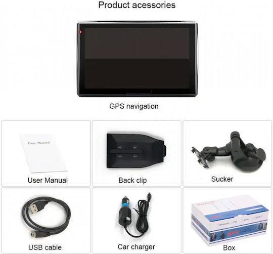 Navitel Dispozitiv de Navigație GPS cu Ecran 7" USB & Slot card