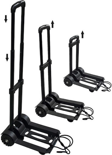 Home Use Transport-Wagen Folding for Load Weight up to 50kg in Schwarz Color