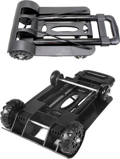 Home Use Transport-Wagen Folding for Load Weight up to 50kg in Schwarz Color