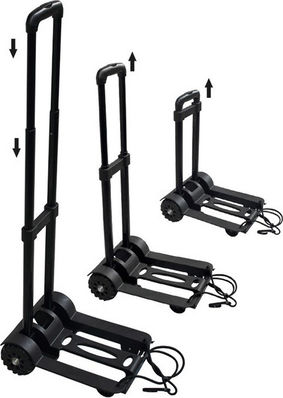 Home Use Transport-Wagen Folding for Load Weight up to 50kg in Schwarz Color