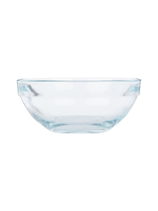 Excellent Houseware Μπωλ Σερβιρίσματος Παγωτού Στρογγυλό Γυάλινο Διάφανο με Διάμετρο 12εκ. 4τμχ