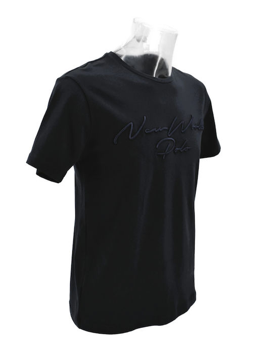 Polo T-shirt Navy Μπλε