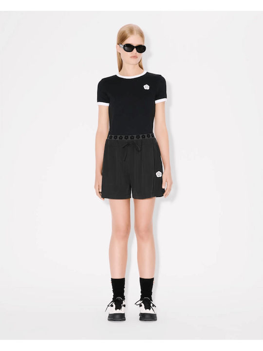 Boke Flower 2.0 Γυναικείο T-shirt Floral Μαύρο