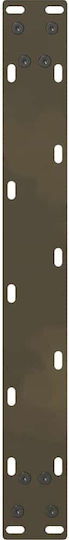 vidaXL Metallic Furniture Leg 2 Pieces Suitable for Table / Coffee Table 50x30x30cm Natural