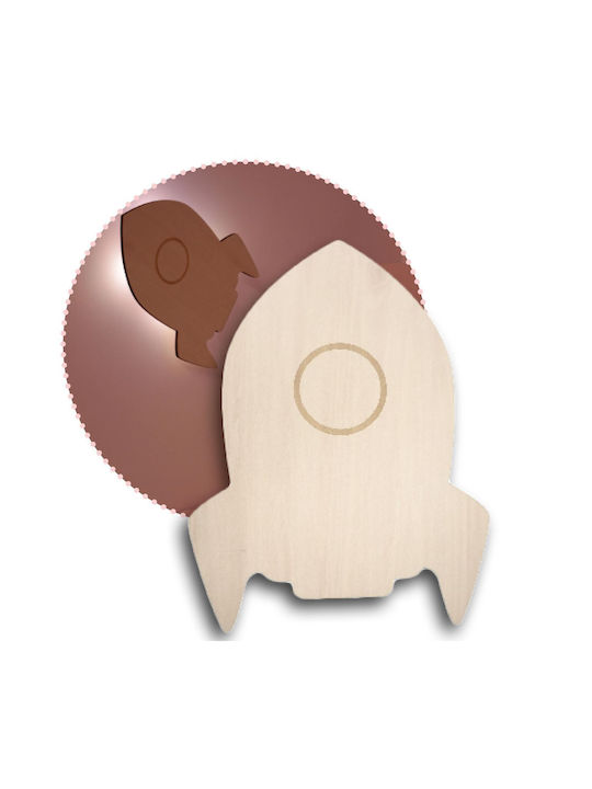 Reer Led Wooden Kids Wall Light
