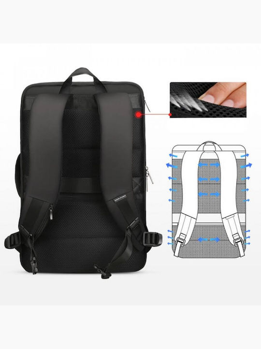 Mark Ryden Waterproof Laptop Backpack for 17.3" Laptop with USB Port in Black Color