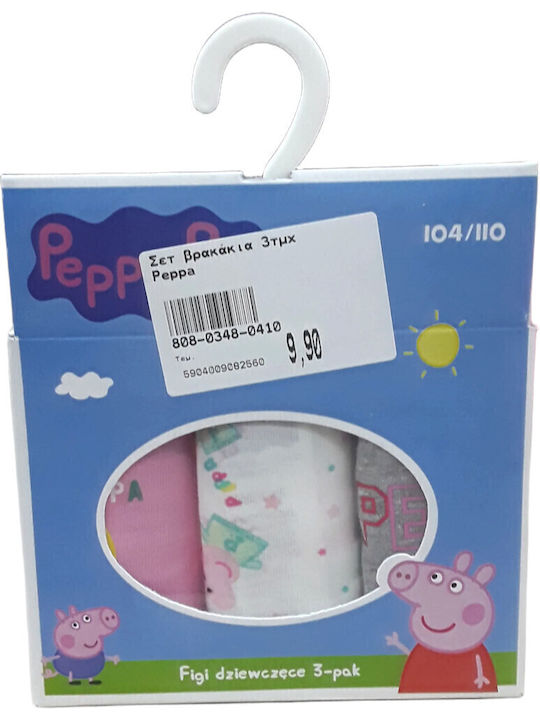 Peppa Pig Kids' Set with Briefs Multicolored 3pcs