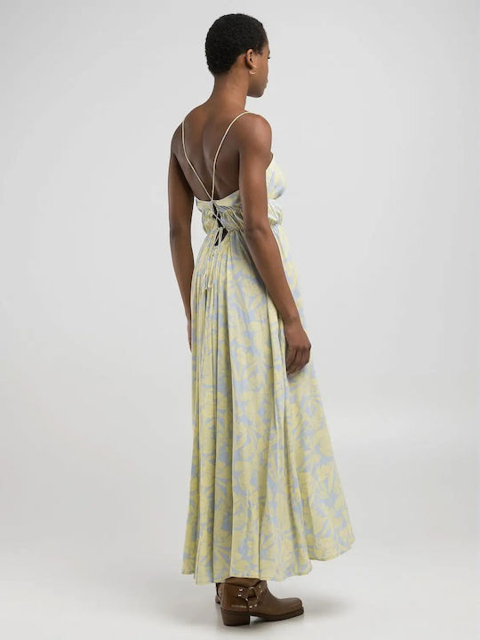 Καλοκαιρινό Maxi Φόρεμα Lillac, Pastel Yellow