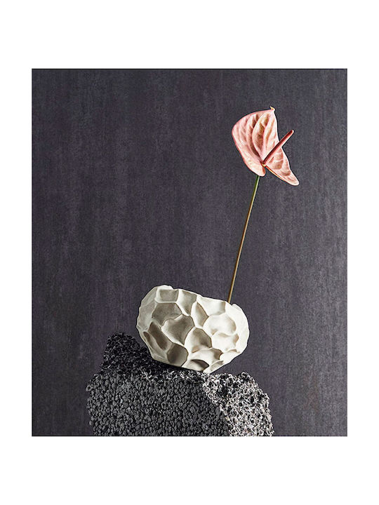 Muubs Vază Decorativă Ceramică Alb 18x18x11.5cm 1buc
