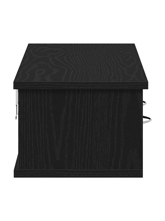 Cabinet Wall Black Oak 88x26x18.5cm