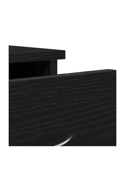 Cabinet Wall Black Oak 88x26x18.5cm