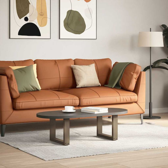 vidaXL Metallic Furniture Legs 2 Pieces Suitable for Table / Coffee Table 40x30cm Natural