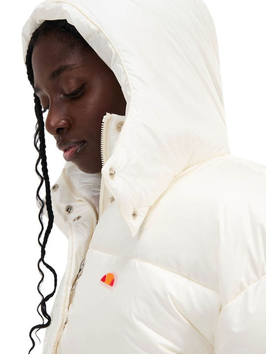 Schwimmbad Scurtă Jachetă de femei Puffer Off White