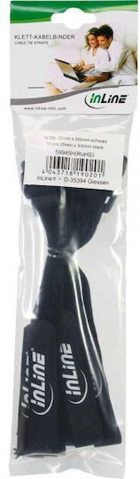 Inline Organizer Velcro Black 10 Pieces 59945s 872084 4043718190225