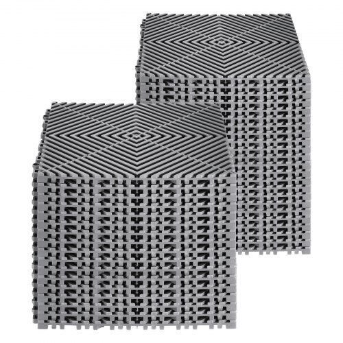 Vevor Plastic Garden Decking Board 30x30cm 40pcs