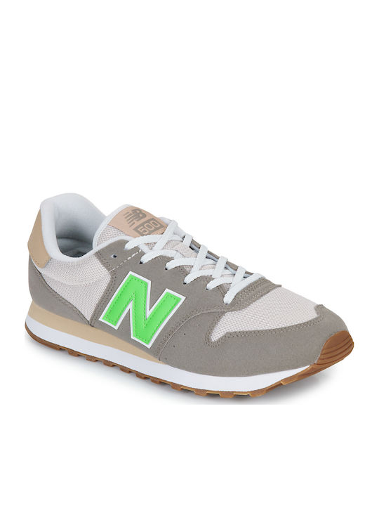 500 Ανδρικά Sneakers Γκρι