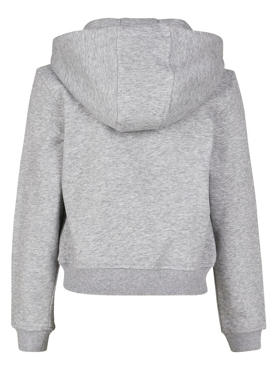 Mister Tee Fleece Hanorac pentru Copii Cropped heather grey