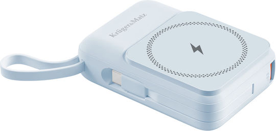 MagSafe Power Bank 10000mAh 22.5W Power Delivery Quick Charge Light Blue