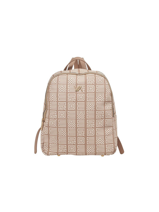 Verde Damen Tasche Rucksack Beige