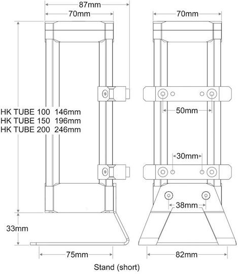 Watercool Heatkiller Tube Μαύρο