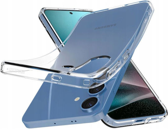 Spigen Liquid Crystal Umschlag Rückseite Silikon Transparent (Galaxy S25+)