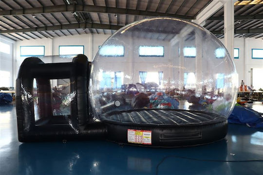 Trampolino Φουσκωτό Bubble House για 5+ Ετών Μαύρο