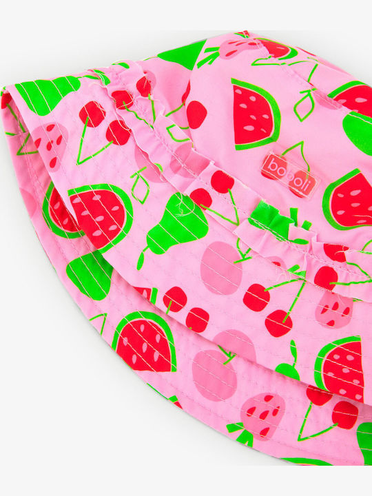 Boboli Kinderhut Jockey Stoff Rosa