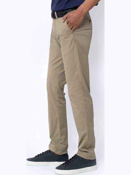 Hose Chino in Normaler Passform Dark Beige