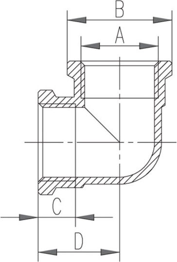 Ferro Colțar Tub Alamă