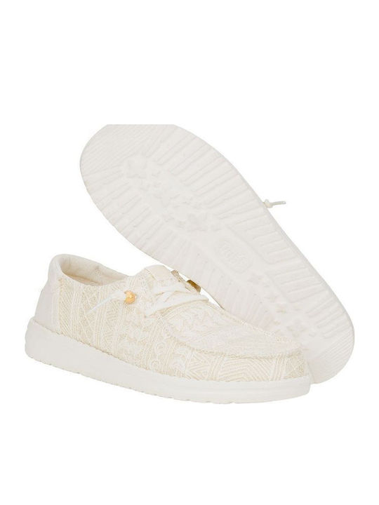 Wendy Women's Moccasins in White Color