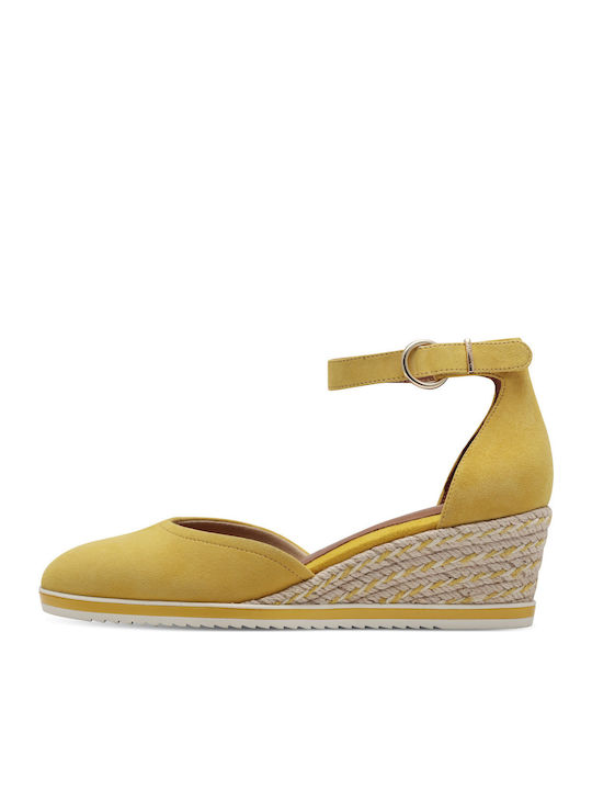 Damenplattformen im Espadrilles-Stil Gelb