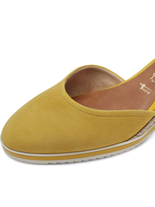 Damenplattformen im Espadrilles-Stil Gelb